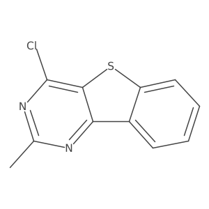 4-Chloro-2-methylbenzo[4,5]thieno[3,2-d]pyrimidine Structure