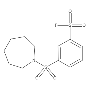 3-(Azepane-1-sulfonyl)benzene-1-sulfonyl fluoride Structure