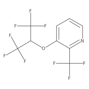 3-(1,1,1,3,3,3-Hexafluoropropan-2-yloxy)-2-(trifluoromethyl)pyridine Structure