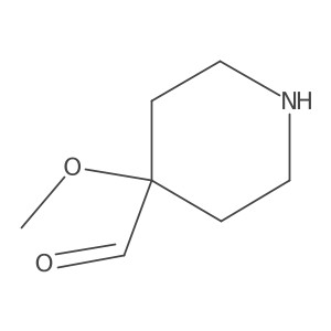4-Methoxypiperidine-4-carbaldehyde Structure