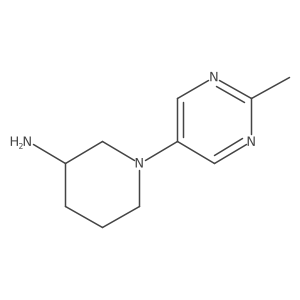 1-(2-Methylpyrimidin-5-yl)piperidin-3-amine结构式