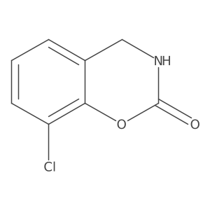 8-chloro-3,4-dihydro-2H-1,3-benzoxazin-2-one结构式