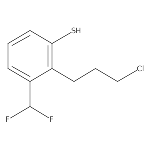 2-(3-Chloropropyl)-3-(difluoromethyl)thiophenol Structure