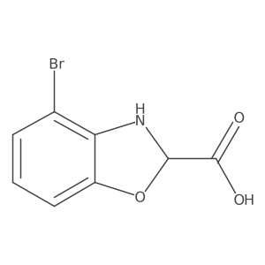4-Bromo-2,3-dihydrobenzo[d]oxazole-2-carboxylic acid Structure