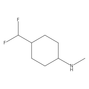 4-(difluoromethyl)-N-methylcyclohexan-1-amine结构式