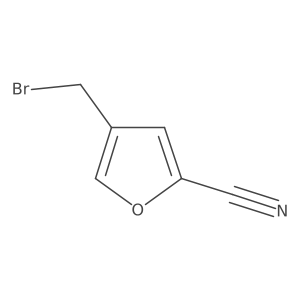 3-Bromomethylfuran-5-carbonitrile结构式