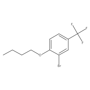 2-Bromo-1-butoxy-4-(trifluoromethyl)benzene Structure