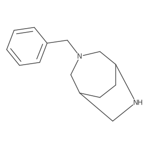 (1R,5R)-3-Benzyl-3,6-diazabicyclo[3.2.2]nonane Structure