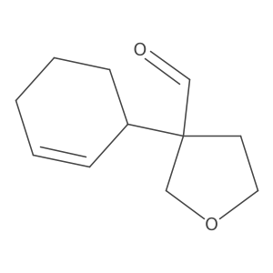 3-(Cyclohex-2-en-1-yl)oxolane-3-carbaldehyde Structure