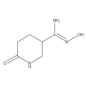 N'-Hydroxy-6-oxopiperidine-3-carboximidamide Structure