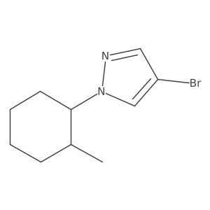 4-Bromo-1-(trans-2-methylcyclohexyl)-1H-pyrazole结构式