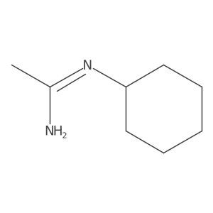 N'-cyclohexylethanimidamide结构式