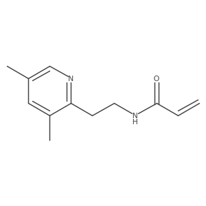 N-[2-(3,5-Dimethylpyridin-2-yl)ethyl]prop-2-enamide Structure