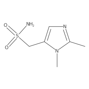 (1,2-dimethyl-1H-imidazol-5-yl)methanesulfonamide结构式