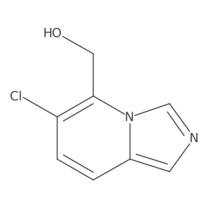 6-Chloroimidazo[1,5-a]pyridine-5-methanol结构式