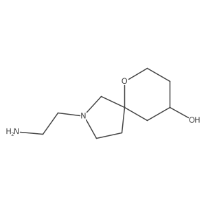2-(2-Aminoethyl)-6-oxa-2-azaspiro[4.5]decan-9-ol Structure