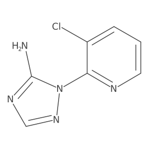 1-(3-Chloropyridin-2-yl)-1H-1,2,4-triazol-5-amine Structure