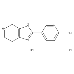 2-Pyridin-3-yl-4,5,6,7-tetrahydro-1h-imidazo[4,5-c]pyridine trihydrochloride Structure