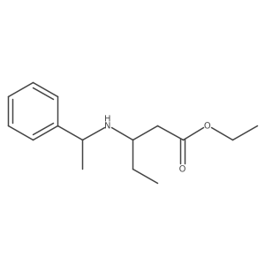 Ethyl 3-[(1-phenylethyl)amino]pentanoate结构式