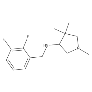 N-[(2,3-difluorophenyl)methyl]-1,4,4-trimethylpyrrolidin-3-amine Structure