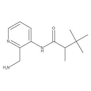 N-[2-(aminomethyl)pyridin-3-yl]-2,3,3-trimethylbutanamide Structure