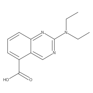2-(Diethylamino)quinazoline-5-carboxylic acid Structure
