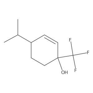 4-(Propan-2-yl)-1-(trifluoromethyl)cyclohex-2-en-1-ol Structure