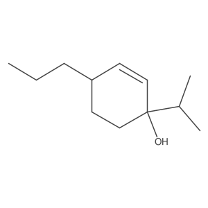 1-(Propan-2-yl)-4-propylcyclohex-2-en-1-ol结构式
