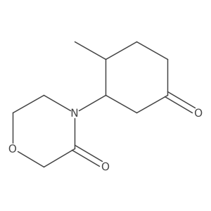 4-(2-Methyl-5-oxocyclohexyl)morpholin-3-one Structure