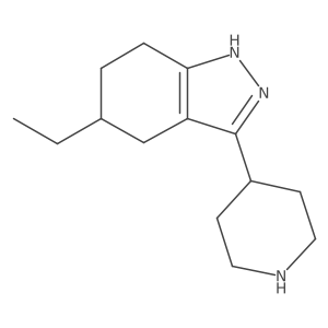 5-ethyl-3-(piperidin-4-yl)-4,5,6,7-tetrahydro-1H-indazole Structure