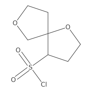 1,7-Dioxaspiro[4.4]nonane-4-sulfonyl chloride结构式