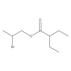 2-Bromopropyl 2-ethylbutanoate结构式