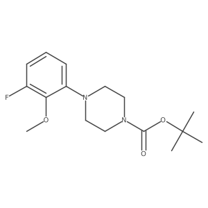 Tert-butyl 4-(3-fluoro-2-methoxyphenyl)piperazine-1-carboxylate Structure