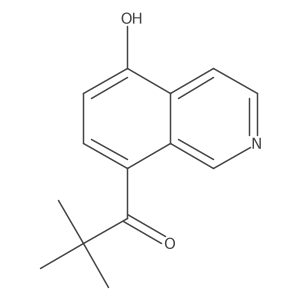 1-(5-Hydroxyisoquinolin-8-yl)-2,2-dimethylpropan-1-one结构式