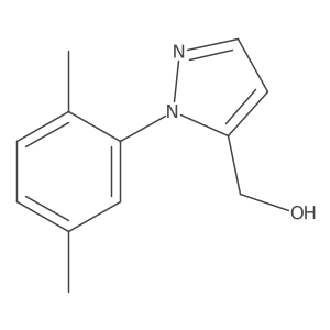 [1-(2,5-dimethylphenyl)-1H-pyrazol-5-yl]methanol结构式