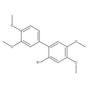 2-Bromo-3a(2),4,4a(2),5-tetramethoxy-1,1a(2)-biphenyl结构式