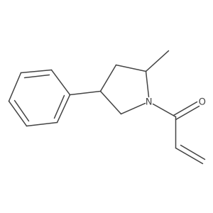 1-(2-Methyl-4-phenylpyrrolidin-1-yl)prop-2-en-1-one结构式
