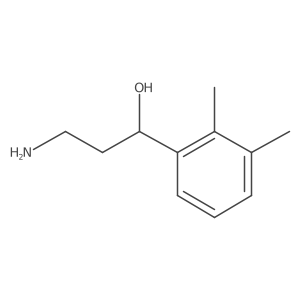 (1S)-3-amino-1-(2,3-dimethylphenyl)propan-1-ol结构式