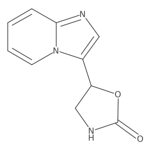 5-{Imidazo[1,2-a]pyridin-3-yl}-1,3-oxazolidin-2-one结构式
