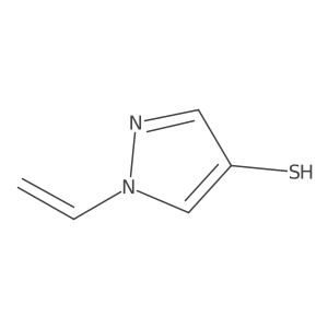 1-ethenyl-1H-pyrazole-4-thiol结构式