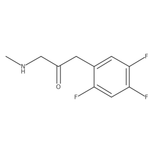 1-(Methylamino)-3-(2,4,5-trifluorophenyl)propan-2-one Structure