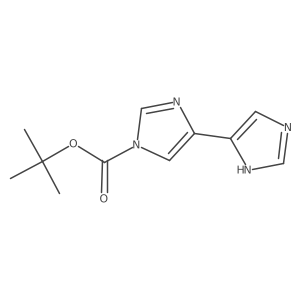 tert-butyl 4-(1H-imidazol-4-yl)-1H-imidazole-1-carboxylate Structure