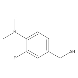 [4-(Dimethylamino)-3-fluorophenyl]methanethiol Structure