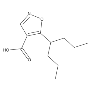 5-(Heptan-4-yl)-1,2-oxazole-4-carboxylic acid结构式
