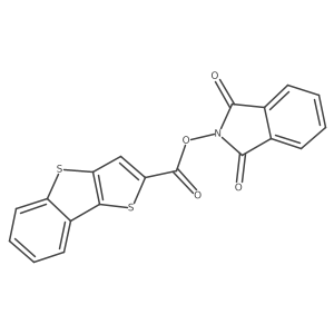 1,3-dioxo-2,3-dihydro-1H-isoindol-2-yl 3,7-dithiatricyclo[6.4.0.0,2,6]dodeca-1(12),2(6),4,8,10-pentaene-4-carboxylate结构式