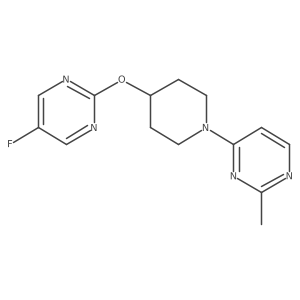 4-{4-[(5-Fluoropyrimidin-2-yl)oxy]piperidin-1-yl}-2-methylpyrimidine Structure