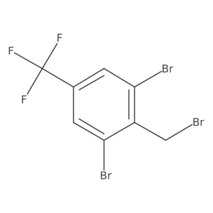 1,3-Dibromo-2-(bromomethyl)-5-(trifluoromethyl)benzene Structure
