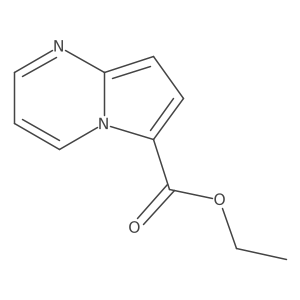 Pyrrolo[1,2-a]pyrimidine-6-carboxylic acid ethyl ester Structure