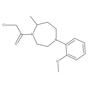 2-Chloro-1-[4-(2-methoxyphenyl)-7-methyl-1,4-diazepan-1-yl]ethanone Structure