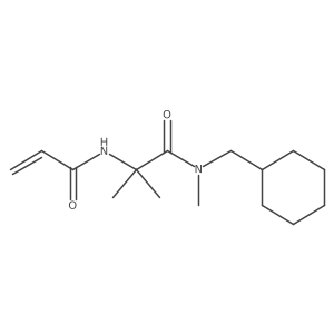 N-{1-[(cyclohexylmethyl)(methyl)carbamoyl]-1-methylethyl}prop-2-enamide结构式